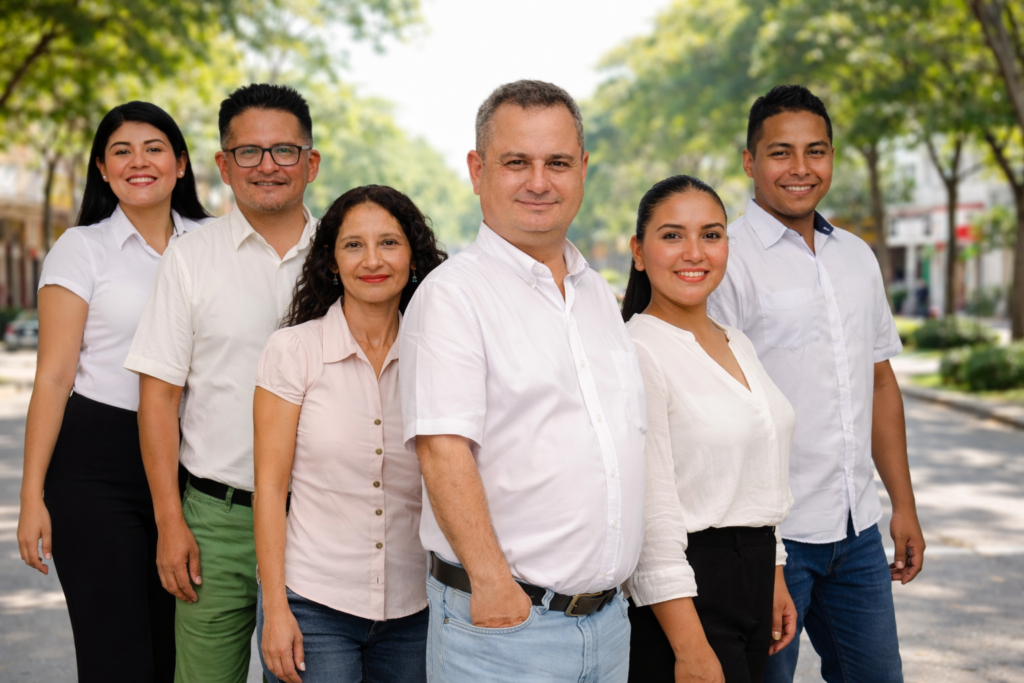 Marco Antonio Valdivia La Guardia Marco Antonio Valdivia candidato a alcalde de La Guardia con su equipo de trabajo